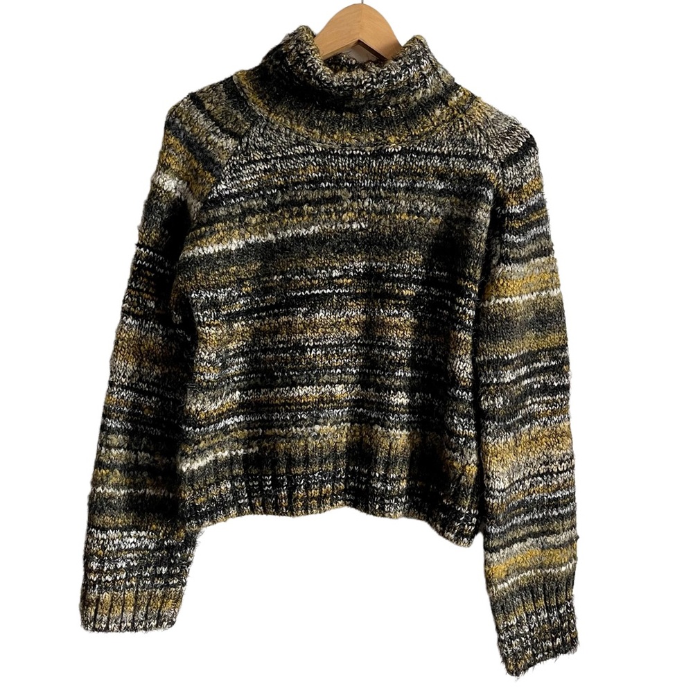 ARITZIA BABATON Titus Knit Sweater Turtleneck Wool Alpaca Blend - Picture 1 of 9